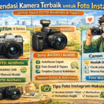 kamera terbaik untuk foto instagram dan ootd dengan hasil aesthetic dan tajam